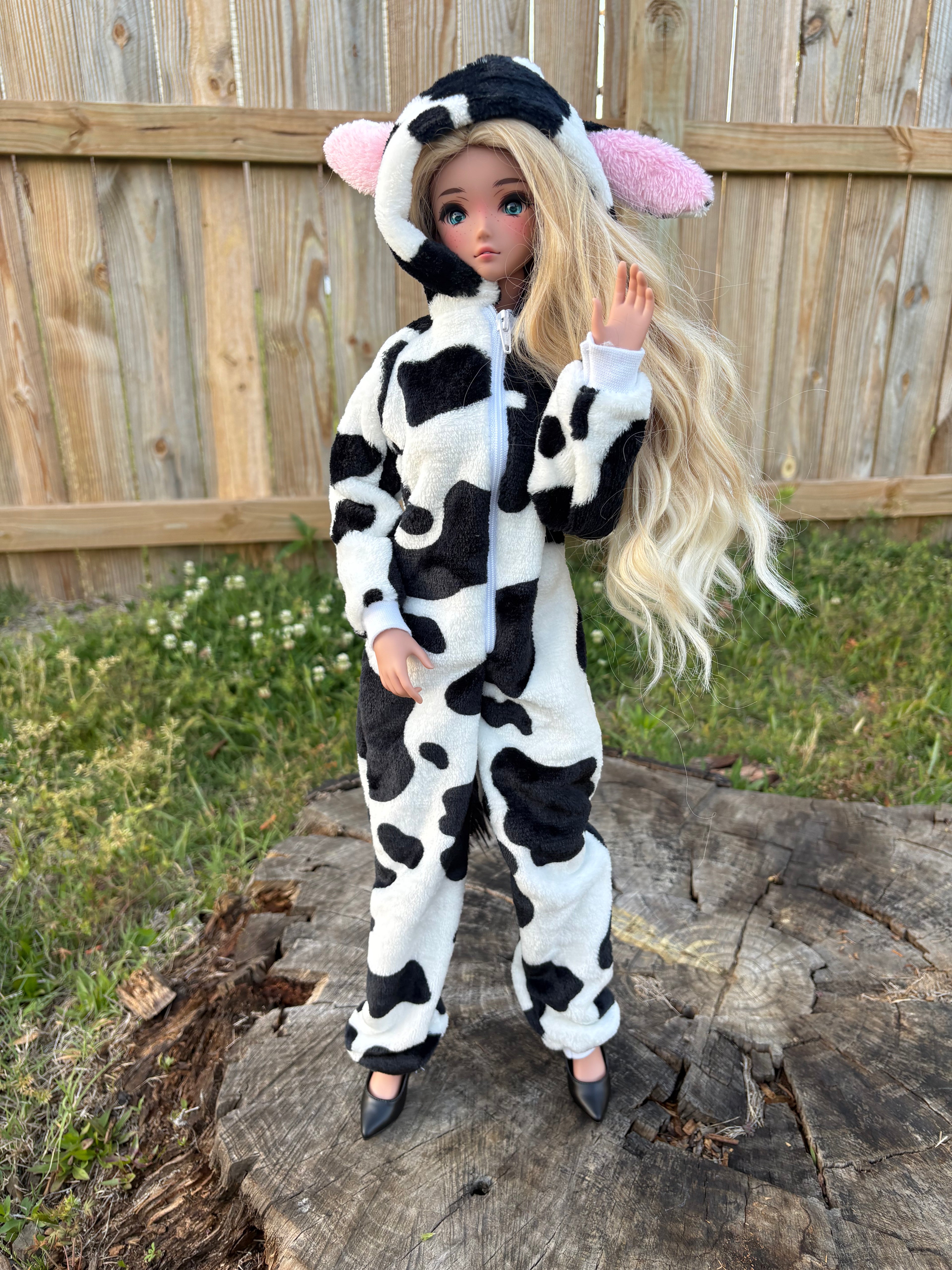 SD13 Cow Kigurumi Onesie