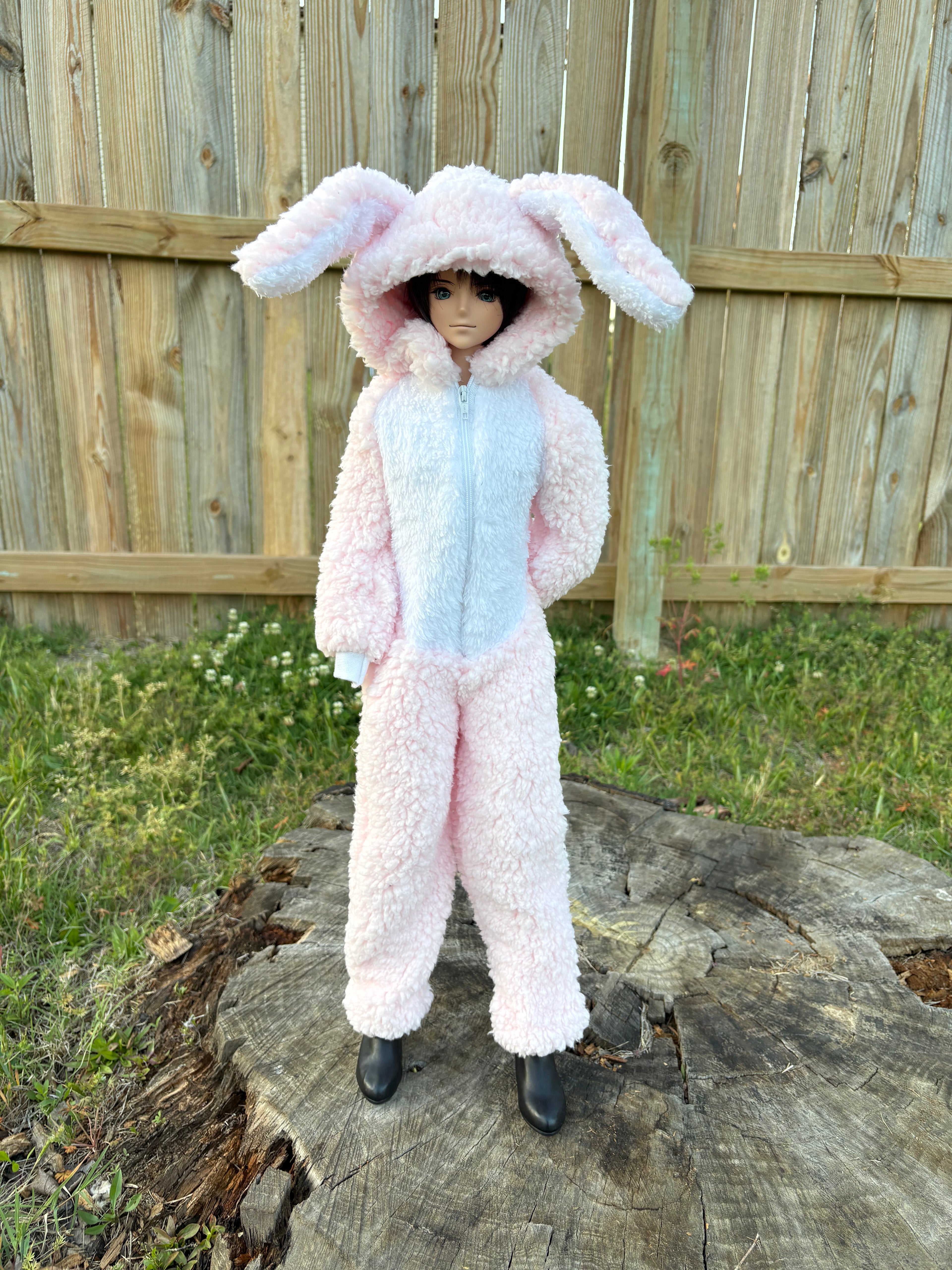SD13 Pink Bunny Kigurumi Onesie