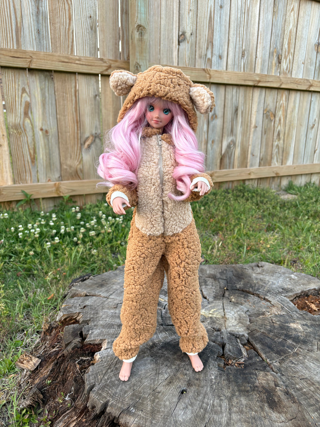 SD13 Brown Bear Kigurumi Onesie