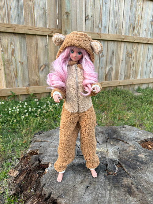 SD13 Brown Bear Kigurumi Onesie