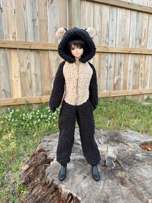 SD13 Black Bear Kigurumi Onesie