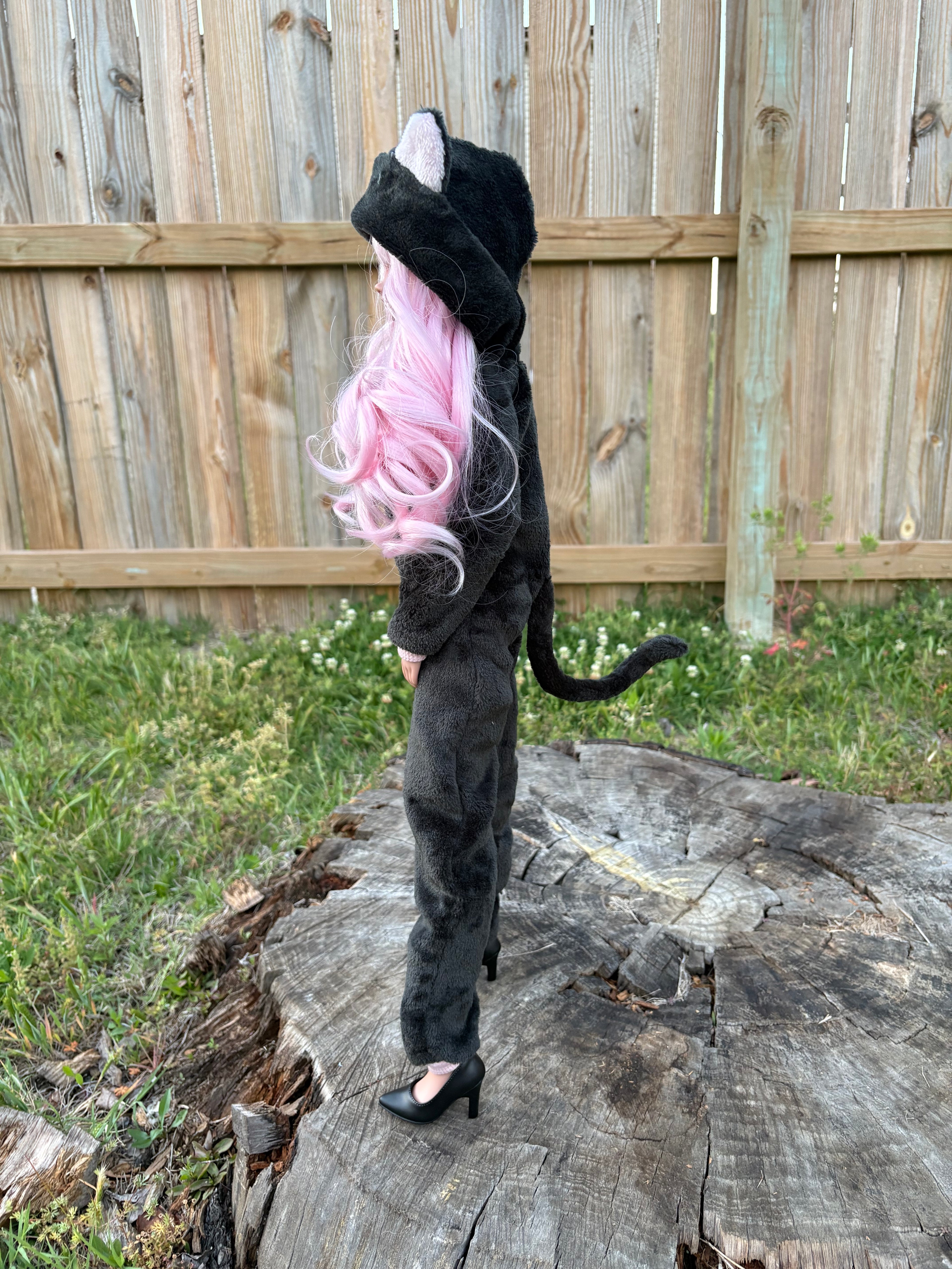 SD13 Black Cat Kigurumi Onesie